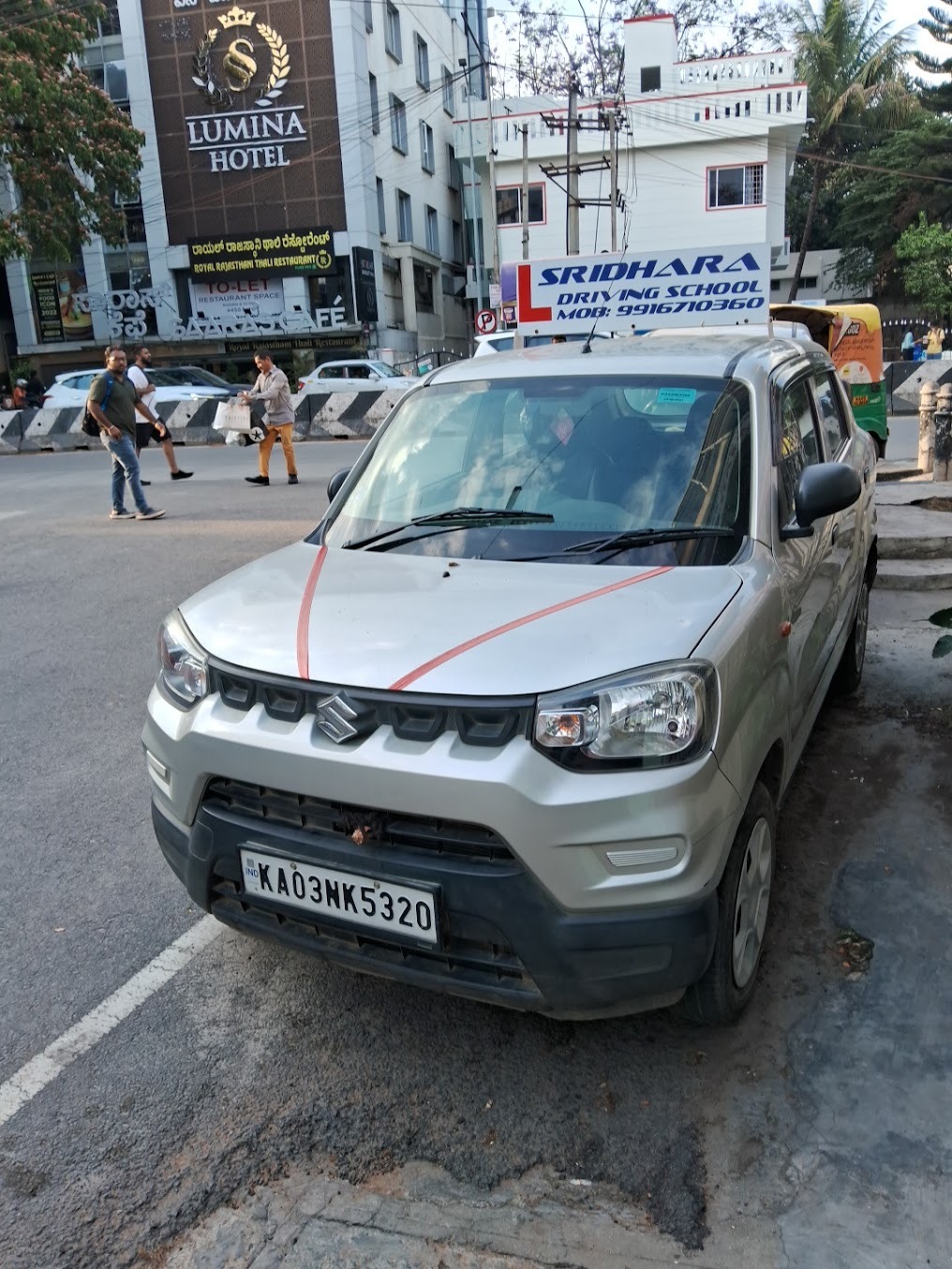 Driving training session